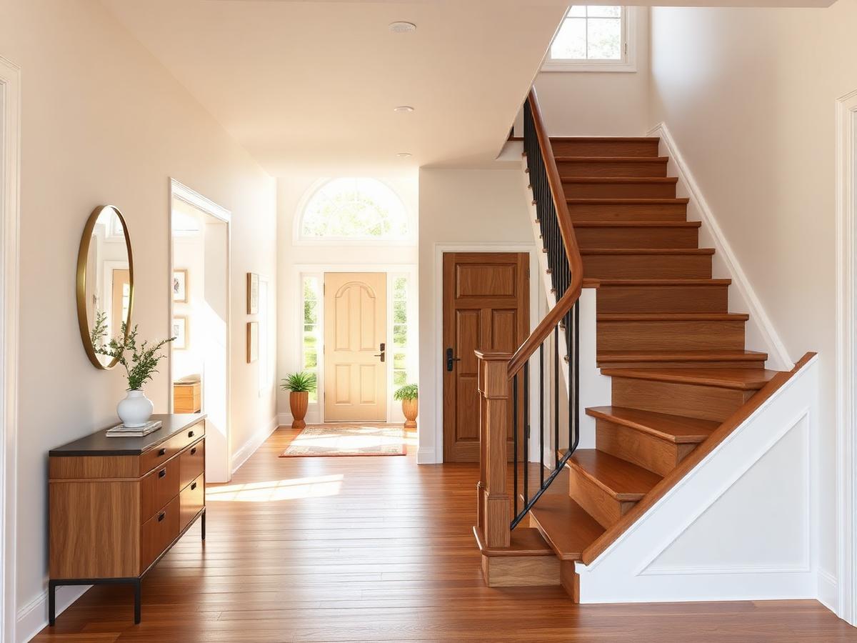 Entrée et escalier