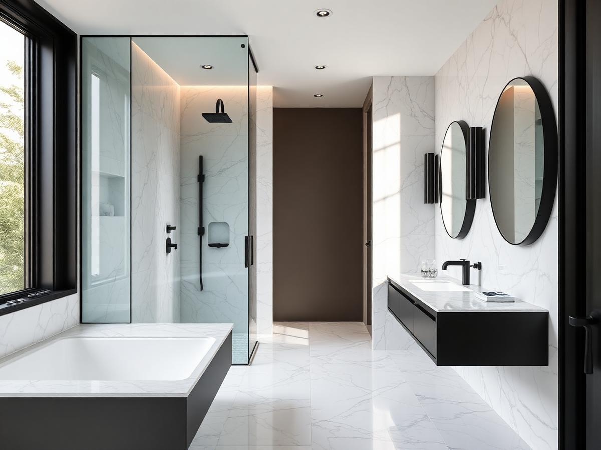 Salle de bain contemporaine